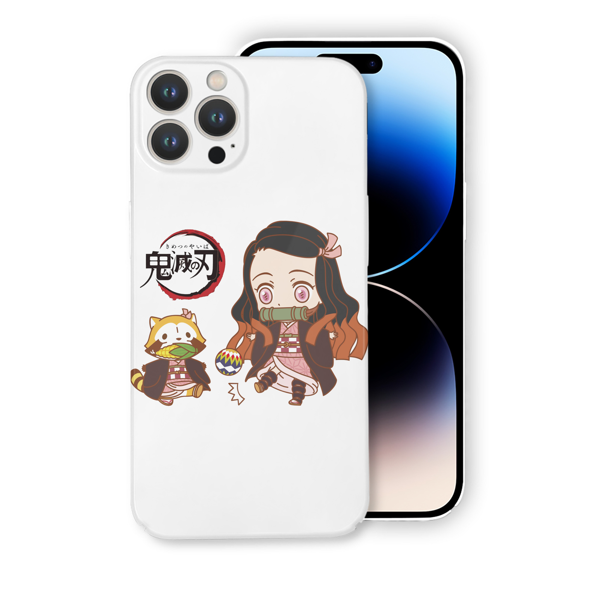 （画像用） 鬼滅の刃（きめつのやいば）竈門 禰󠄀豆子／かまど ねずこ Kamado Nezuko 【iPhone 14シリーズ対応】ハードケース